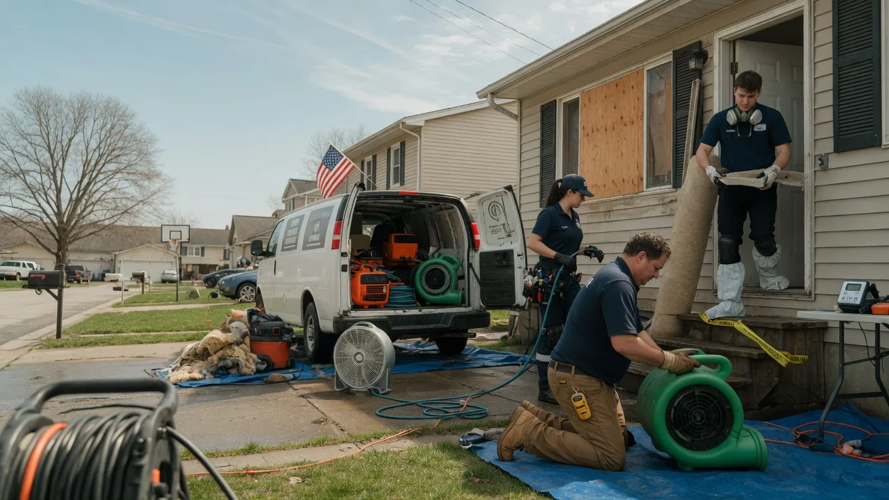 Water Damage Restoration in Des Moines, IA near me
